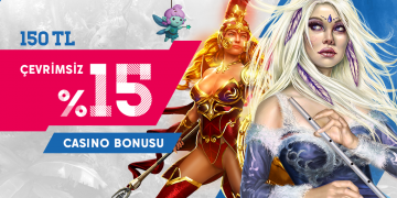 Betlike 15% Casino Çevrim Şartsız Bonus 150 TL betlike-casino-cevrim-sartsiz