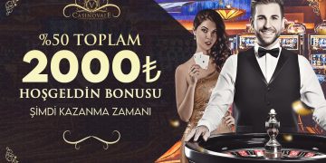 Casinovale 50% 2000 TL Hoşgeldin Bonusu casinovale-hosgeldin-bonusu