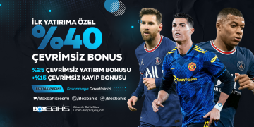 Boxbahis İlk Yatırıma Özel 40% Çevrimsiz Bonus boxbahis-cevrimsiz-yatirim-bonusu