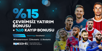 Boxbahis 15% Çevrimsiz Bonus + 10% Kayıp Bonusu boxbahis-cevrimsiz-yatirim-bonusu-kayip-bonusu