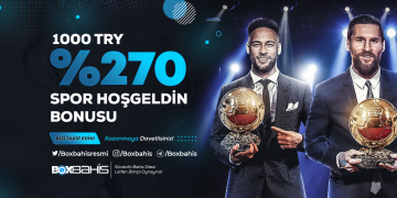 Boxbahis 1000 TL 270% Spor Hoşgeldin Bonusu boxbahis-spor-hosgeldin-bonusu