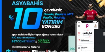 Asyabahis 10% Çevrimsiz Havale, Papara, MFT, Payfix asyabahis-cevrimsiz-havale-papara-mft-payfix-bonusu