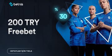 Betnis 30% - 200 TRY Freebet Bonusu betnis-freebet-bonusu