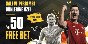 Dinamitbet Salı ve Perşembe Günlerine Özel 50% Freebet dinamitbet-cevrimsiz-freebet
