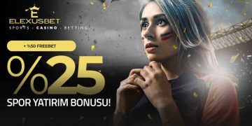 Elexusbet 25% Çevrimsiz Spor + 50% Freebet elexusbet-spor-yatirim-bonusu