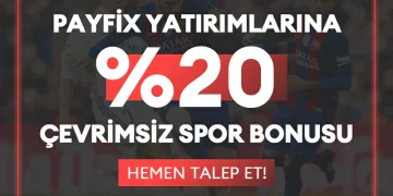Redfoxbet 20% Payfix Spor Yatırım Bonusu redfoxbet payfix spor bonusu